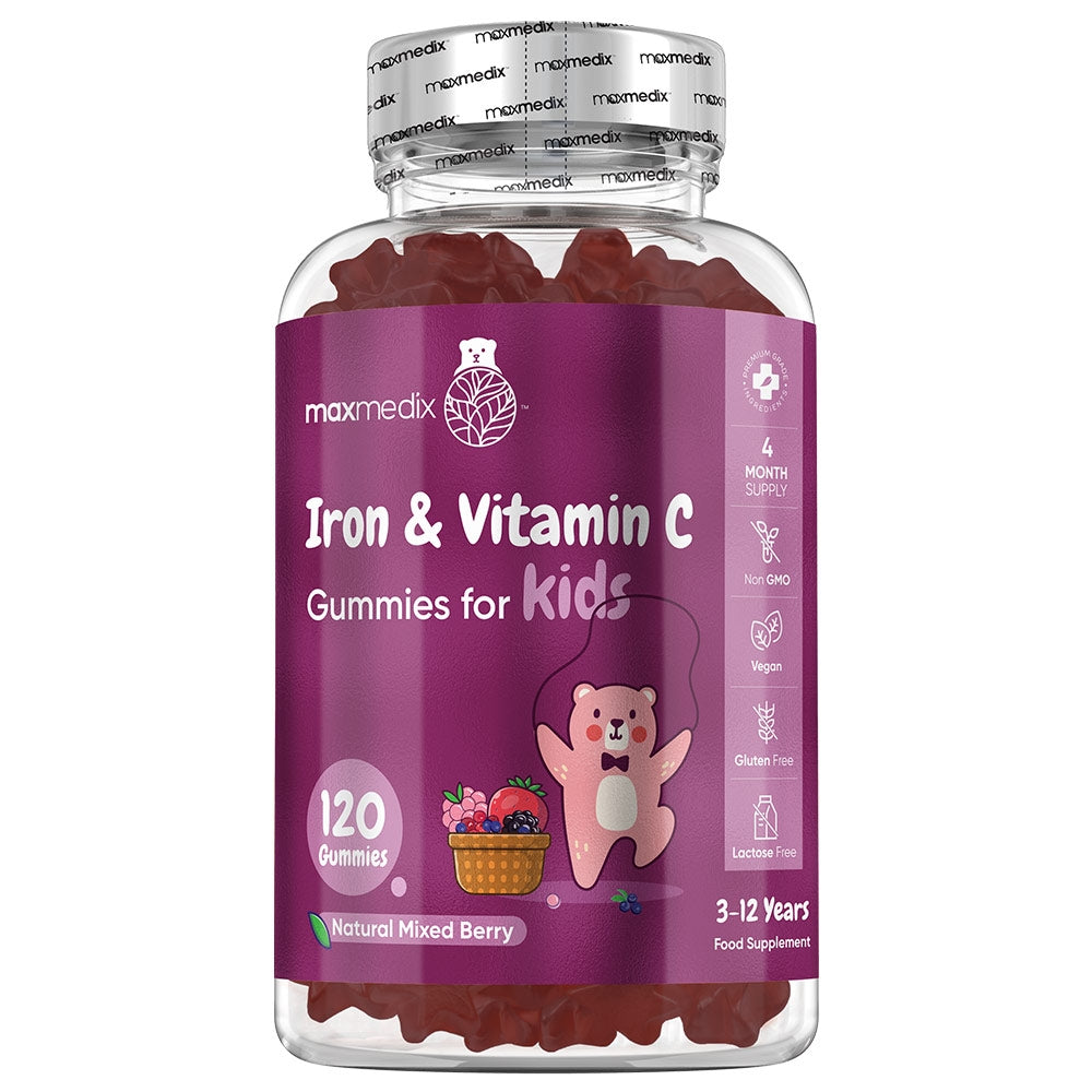 bedste vitaminer og kosttilskud til børn med jern og c vitamin