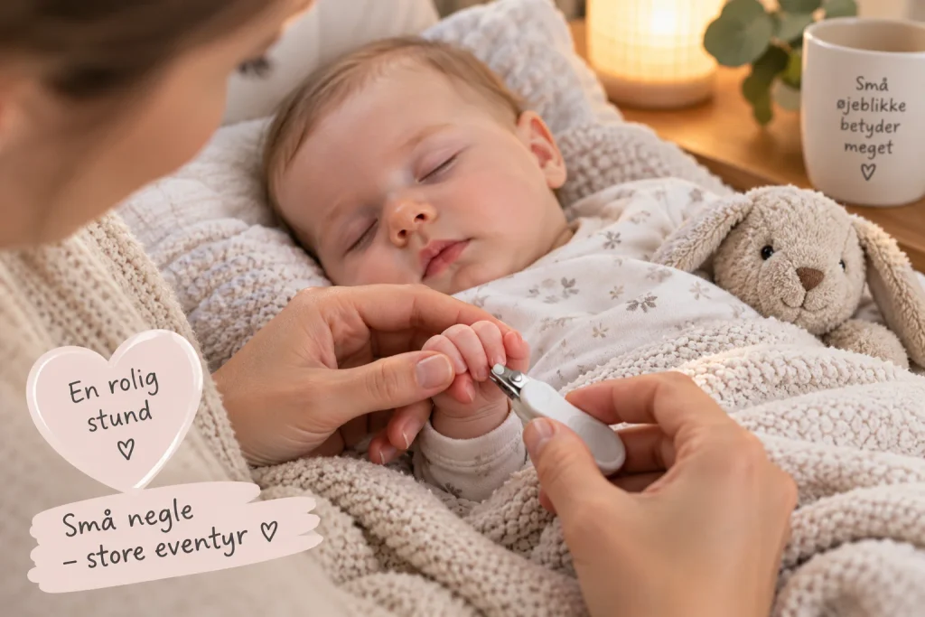 hvornår må babys negle klippes